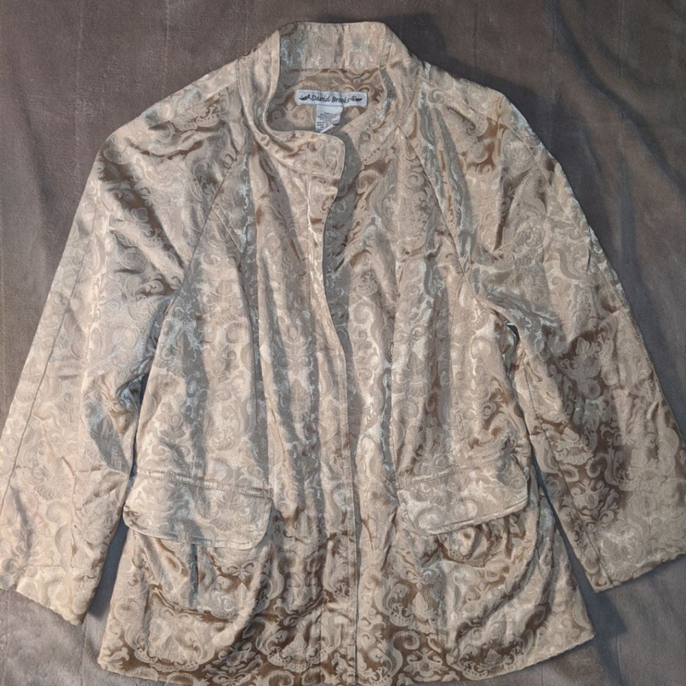 David Brooks Zip Up Jacket Size S